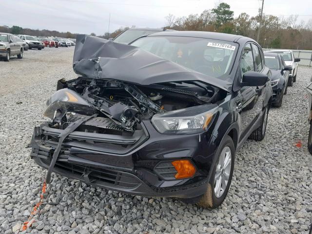 1FMCU0F78JUA33176 - 2018 FORD ESCAPE S BLACK photo 2