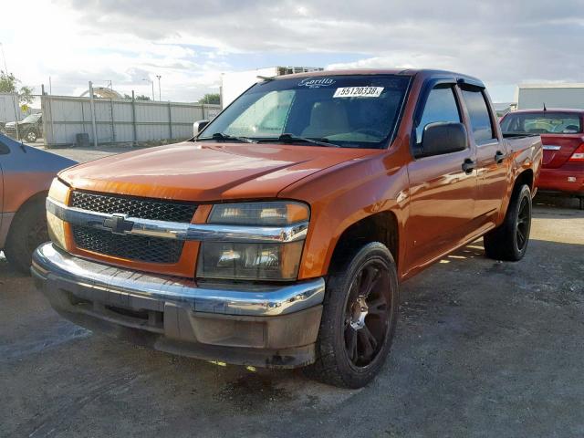 1GCCS136968272571 - 2006 CHEVROLET COLORADO ORANGE photo 2