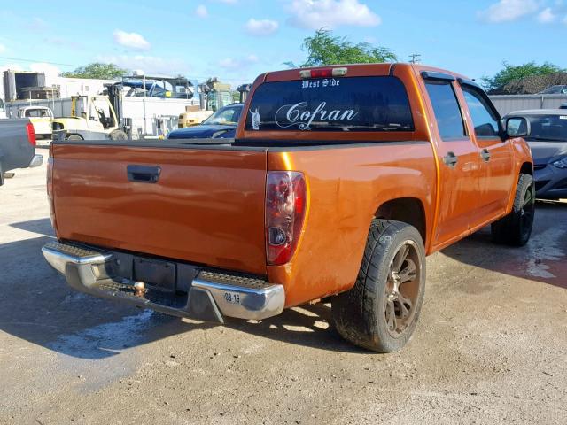 1GCCS136968272571 - 2006 CHEVROLET COLORADO ORANGE photo 4