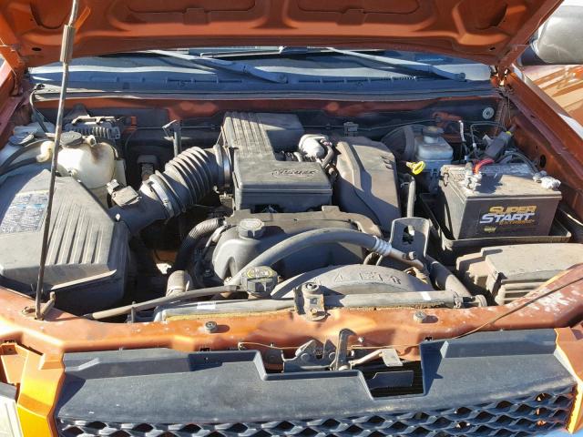 1GCCS136968272571 - 2006 CHEVROLET COLORADO ORANGE photo 7