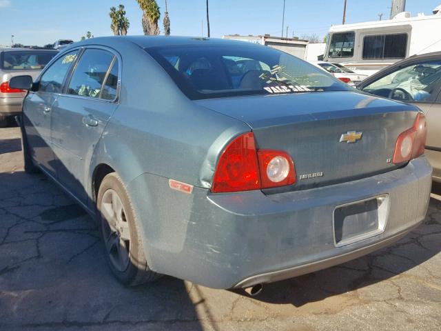 1G1ZH57B49F227828 - 2009 CHEVROLET MALIBU 1LT GREEN photo 3