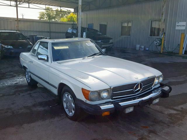 WDBBA45DXFA026289 - 1985 MERCEDES-BENZ 380 SL WHITE photo 1