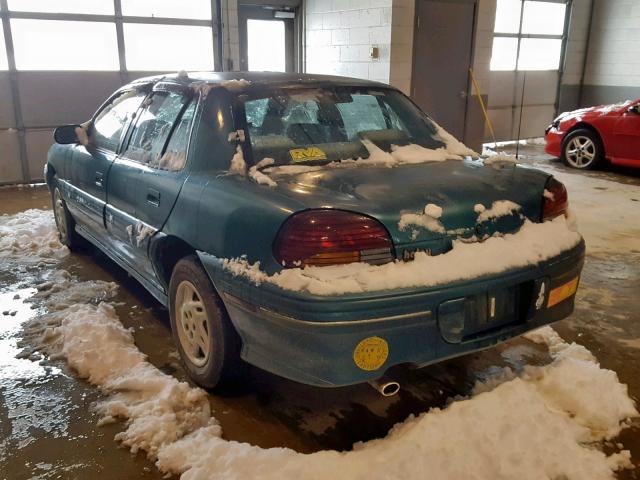 1G2NE52T5VM546969 - 1997 PONTIAC GRAND AM S GREEN photo 3