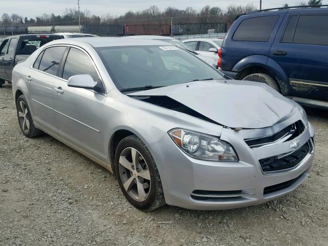 1G1ZC5EU5BF358498 - 2011 CHEVROLET MALIBU 1LT SILVER photo 1