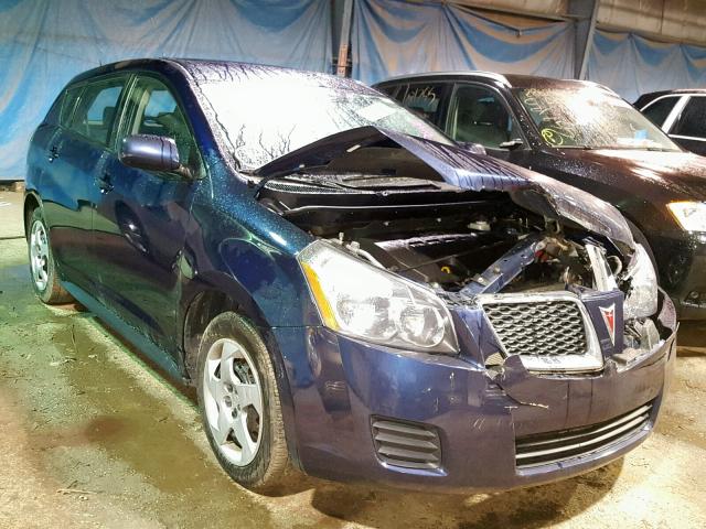 5Y2SP67869Z453227 - 2009 PONTIAC VIBE BLUE photo 1