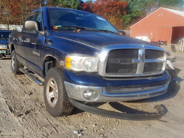 1D7HU18DX4S625087 - 2004 DODGE RAM 1500 S BLUE photo 1