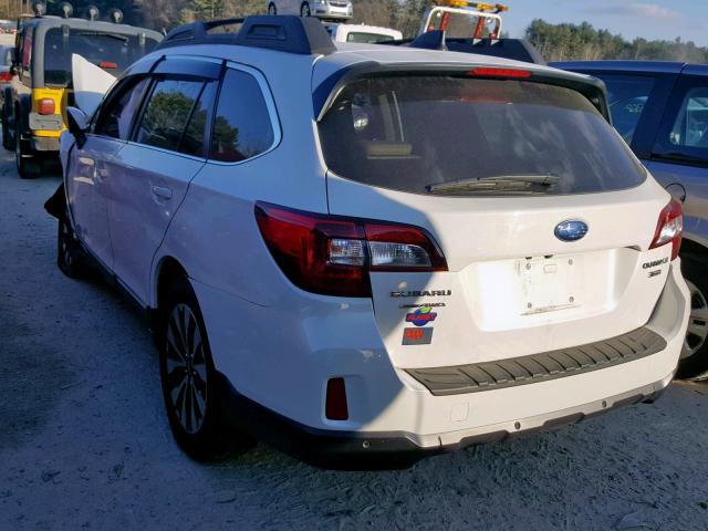 4S4BSENC0H3291012 - 2017 SUBARU OUTBACK 3. WHITE photo 3