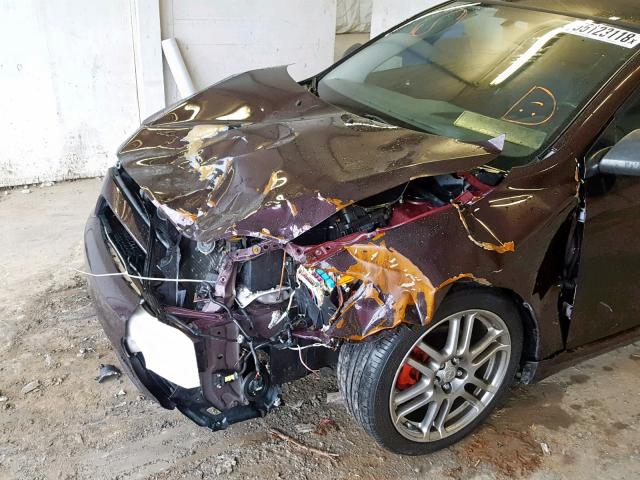 JTKDE167X90285387 - 2009 TOYOTA SCION TC Bordo foto 9