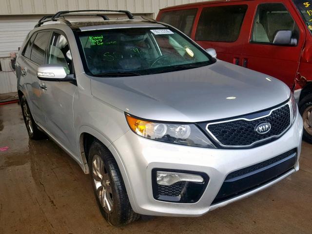 5XYKW4A22DG393482 - 2013 KIA SORENTO SX SILVER photo 1