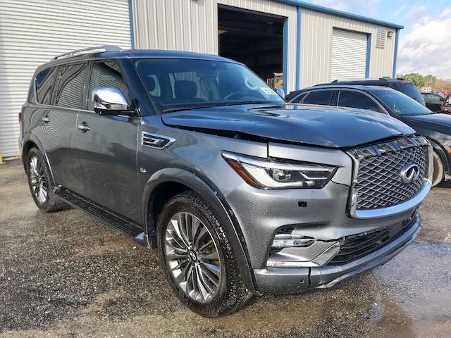 JN8AZ2NF1J9662268 - 2018 INFINITI QX80 BASE SILVER photo 1