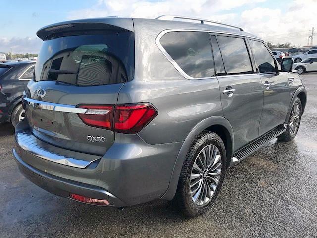 JN8AZ2NF1J9662268 - 2018 INFINITI QX80 BASE SILVER photo 4