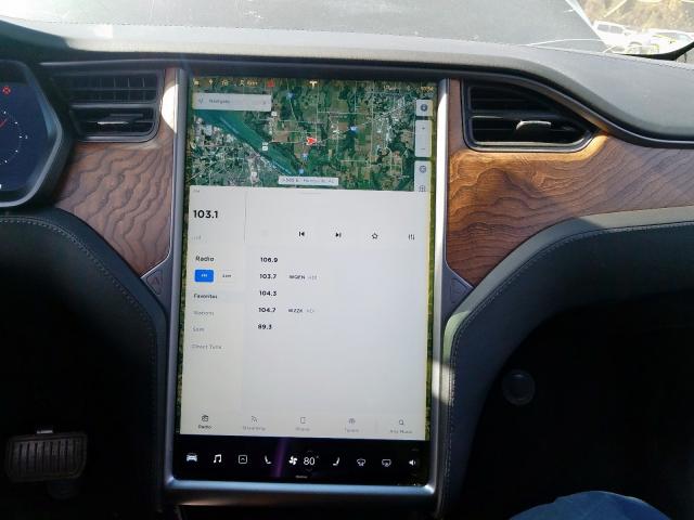 5YJXCAE22JF103333 - 2018 TESLA MODEL X BLACK photo 9