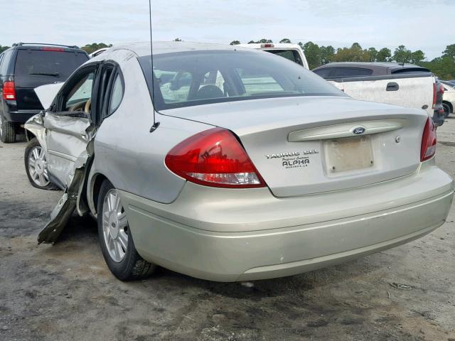 1FAFP56U27A155950 - 2007 FORD TAURUS SEL SILVER photo 3