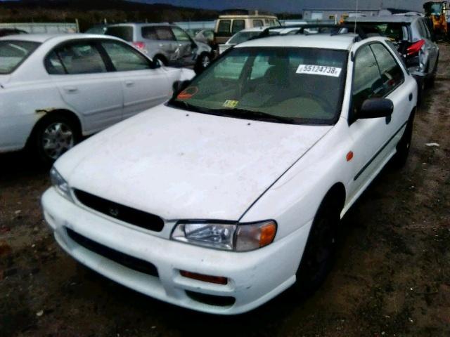 JF1GF435XYG802091 - 2000 SUBARU IMPREZA L WHITE photo 2