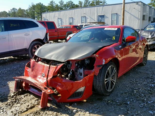 JF1ZNAA16D2723003 - 2013 TOYOTA SCION FR-S RED photo 2