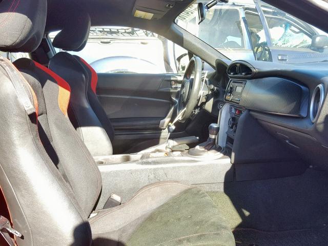 JF1ZNAA16D2723003 - 2013 TOYOTA SCION FR-S RED photo 5