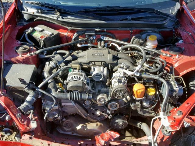 JF1ZNAA16D2723003 - 2013 TOYOTA SCION FR-S RED photo 7