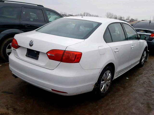 3VW2K7AJ8CM386085 - 2012 VOLKSWAGEN JETTA BASE 白色 照片 4