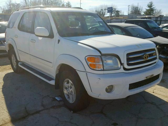 5TDBT48A82S091474 - 2002 TOYOTA SEQUOIA LI WHITE photo 1