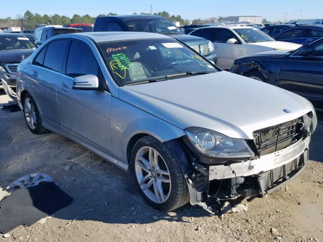 WDDGF4HBXER318551 - 2014 MERCEDES-BENZ C 250 SILVER photo 1