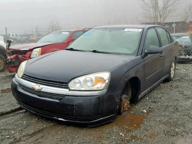 1G1ZT52885F253725 - 2005 CHEVROLET MALIBU LS BLACK photo 2