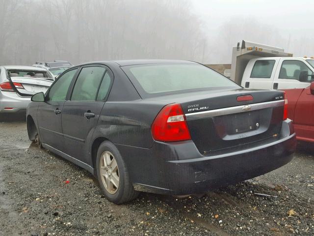 1G1ZT52885F253725 - 2005 CHEVROLET MALIBU LS BLACK photo 3
