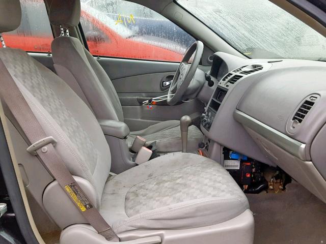 1G1ZT52885F253725 - 2005 CHEVROLET MALIBU LS BLACK photo 5