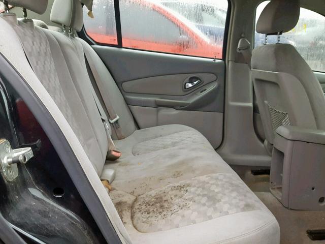 1G1ZT52885F253725 - 2005 CHEVROLET MALIBU LS BLACK photo 6