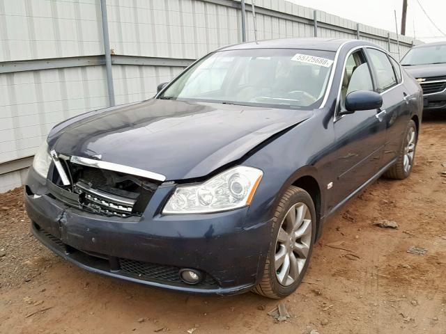 JNKAY01F67M452584 - 2007 INFINITI M35 BASE BLUE photo 2