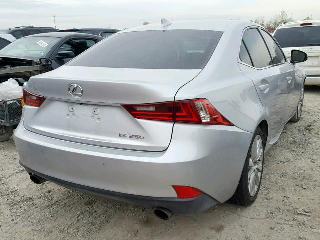 JTHBF1D28F5060580 - 2015 LEXUS IS 250 SILVER photo 4