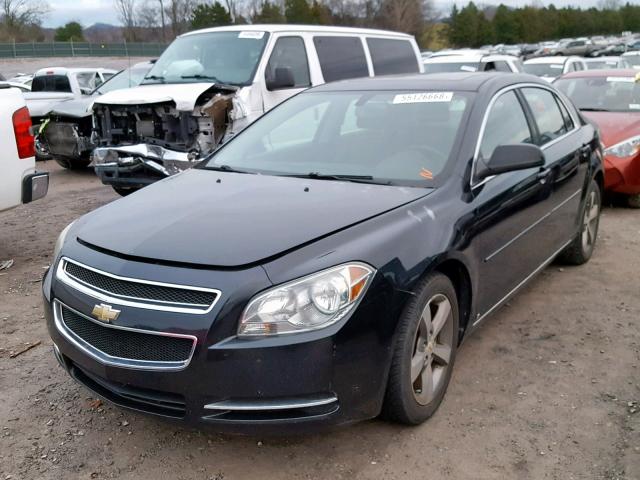 1G1ZJ57B59F206989 - 2009 CHEVROLET MALIBU 2LT BLACK photo 2