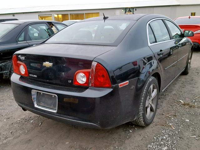 1G1ZJ57B59F206989 - 2009 CHEVROLET MALIBU 2LT BLACK photo 4