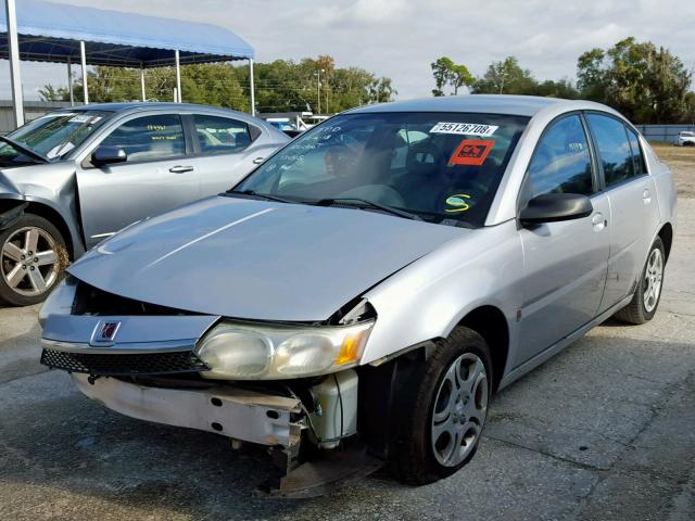 1G8AJ52F54Z203008 - 2004 SATURN ION LEVEL SILVER photo 2