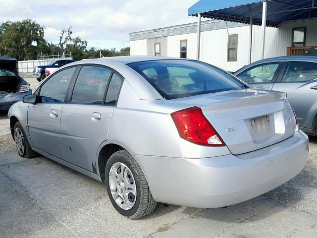 1G8AJ52F54Z203008 - 2004 SATURN ION LEVEL SILVER photo 3