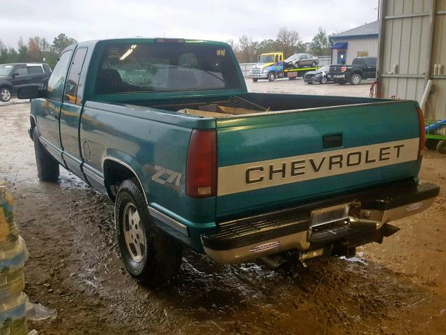 1GCEK19K4SE112638 - 1995 CHEVROLET GMT-400 K1 TEAL photo 3