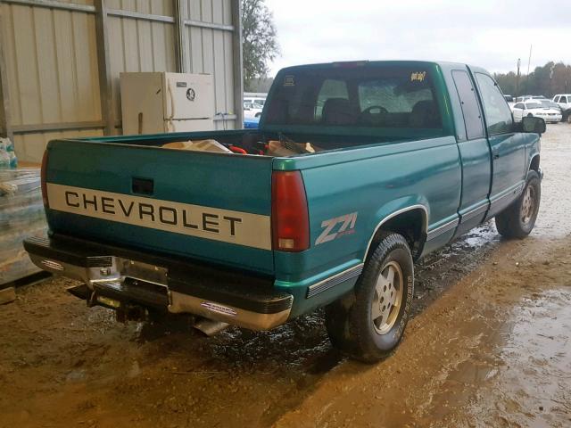 1GCEK19K4SE112638 - 1995 CHEVROLET GMT-400 K1 TEAL photo 4