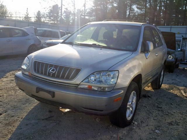 JTJHF10U210168926 - 2001 LEXUS RX 300 SILVER photo 2