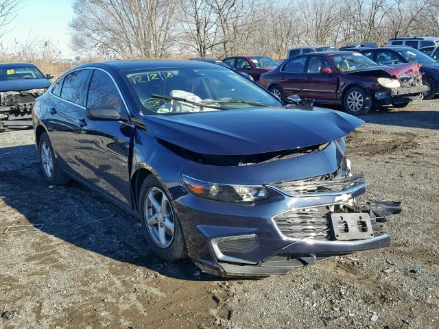 1G1ZB5STXHF138524 - 2017 CHEVROLET MALIBU LS BLUE photo 1