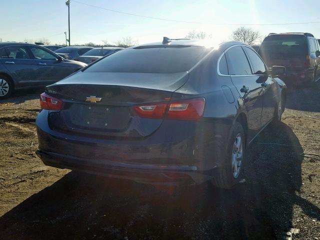 1G1ZB5STXHF138524 - 2017 CHEVROLET MALIBU LS BLUE photo 4
