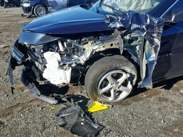 1G1ZB5STXHF138524 - 2017 CHEVROLET MALIBU LS BLUE photo 9