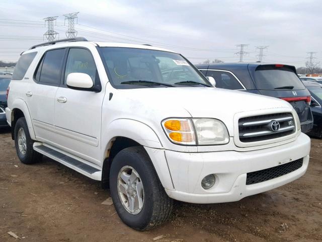 5TDBT48A52S119635 - 2002 TOYOTA SEQUOIA LI WHITE photo 1