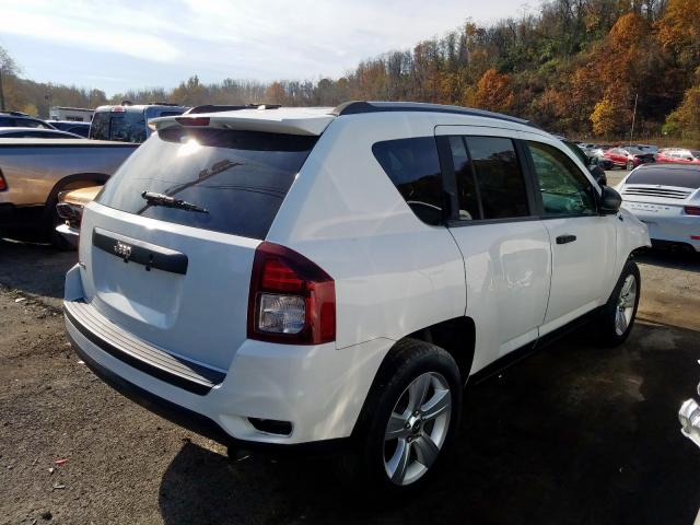 1C4NJDBB6HD113173 - 2017 JEEP COMPASS SP WHITE photo 4