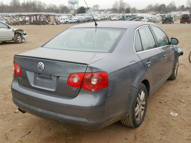 3VWEF71K27M065353 - 2007 VOLKSWAGEN JETTA WOLF GRAY photo 4