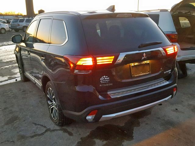 JA4AD3A33JJ001054 - 2018 MITSUBISHI OUTLANDER BLACK photo 3