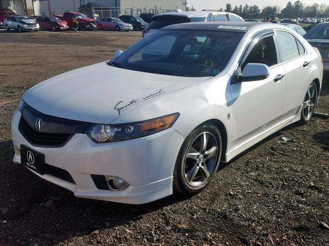 JH4CU2F80DC004921 - 2013 ACURA TSX SE WHITE photo 2