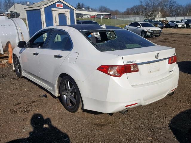 JH4CU2F80DC004921 - 2013 ACURA TSX SE WHITE photo 3