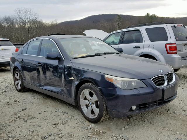 WBANF33567CS38969 - 2007 BMW 525 XI BLUE photo 1