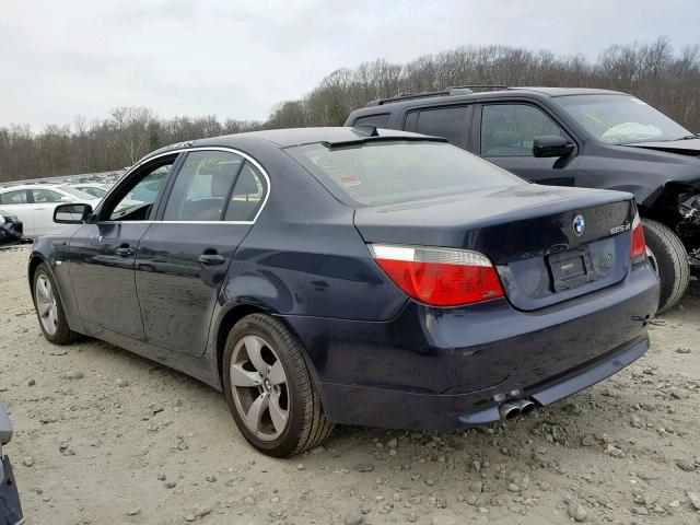 WBANF33567CS38969 - 2007 BMW 525 XI BLUE photo 3