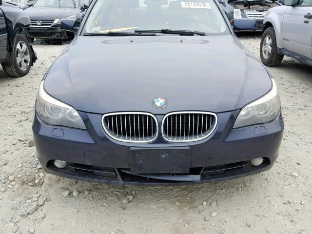 WBANF33567CS38969 - 2007 BMW 525 XI BLUE photo 7