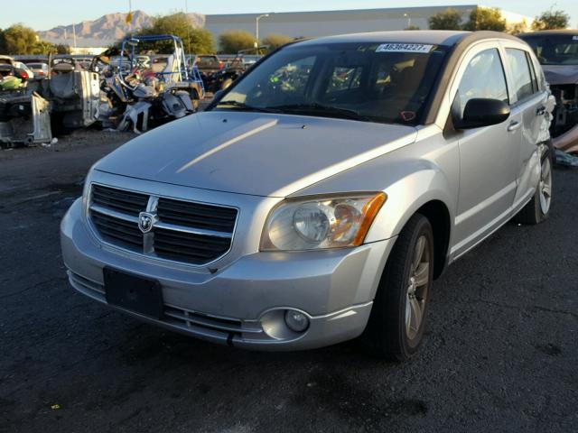 1B3CB3HA6BD254234 - 2011 DODGE CALIBER MA SILVER photo 2